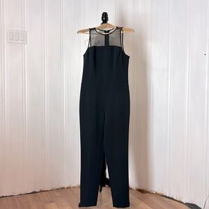 Black MICHAEL KORS jumpsuit with mesh top